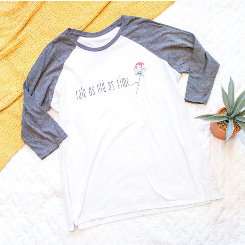 Disney Parks Beauty & the Beast Baseball Tee